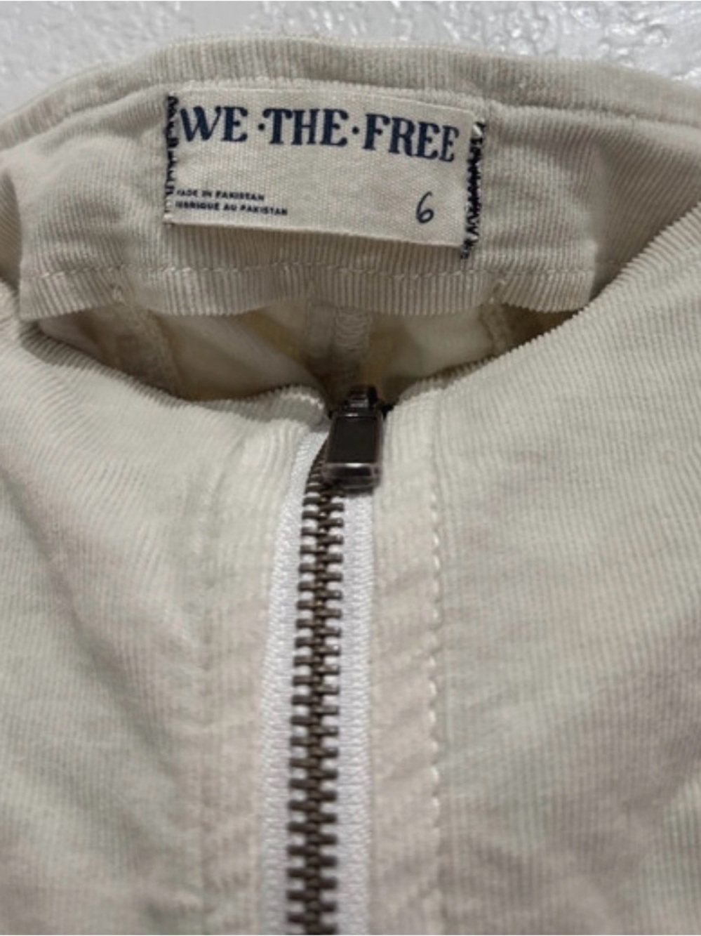 We The Free Layla Cord Mini Skirt - Cheesecake ($68 MSRP) - Picture 7 of 10